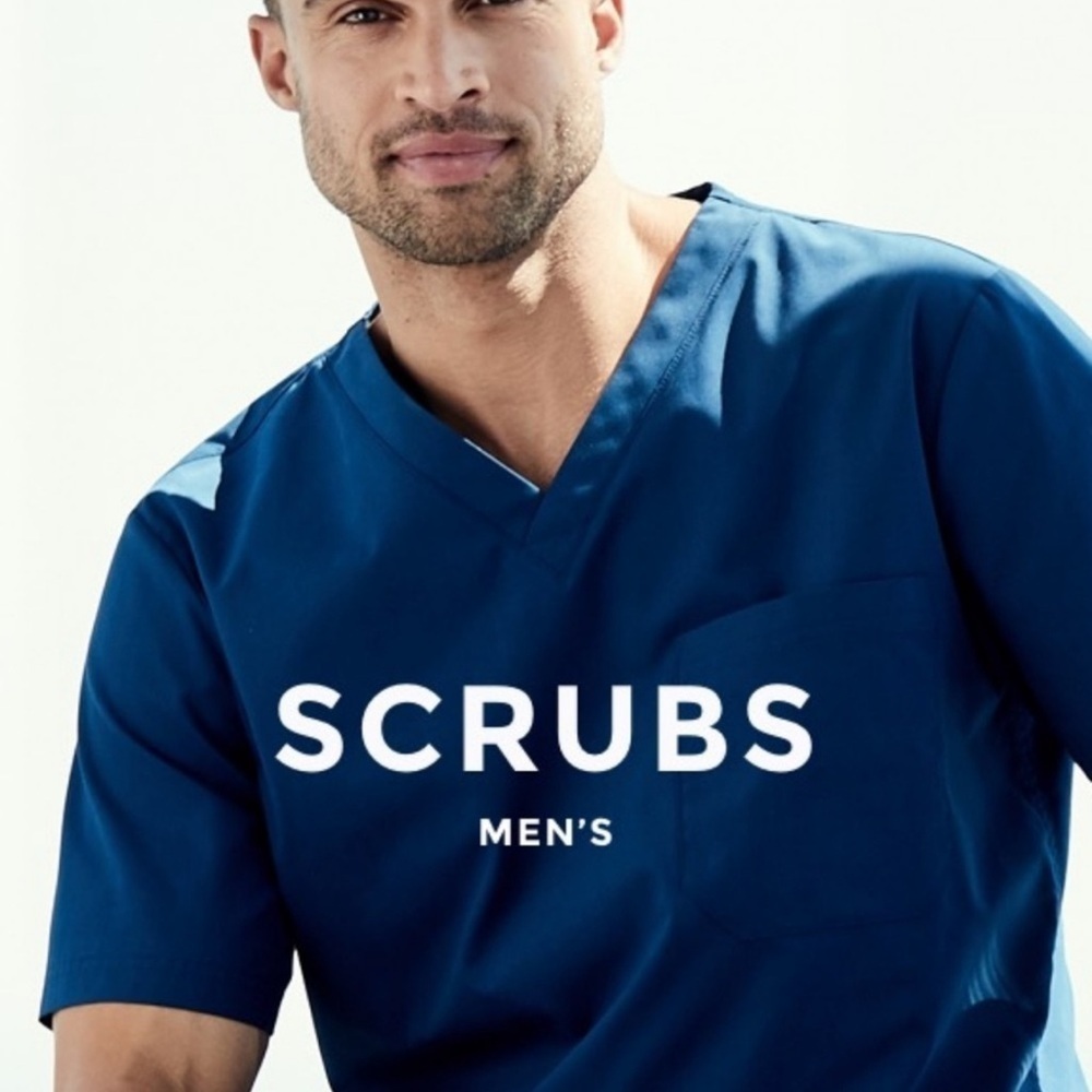 Core by Medelita
Men's V-Neck Chest Pocket Solid Scrub Top and bottoms